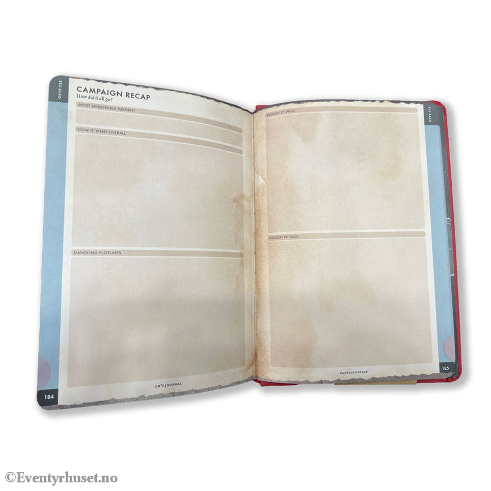 Notebook A5 Gamemaster’s Journal Orange Portal Games