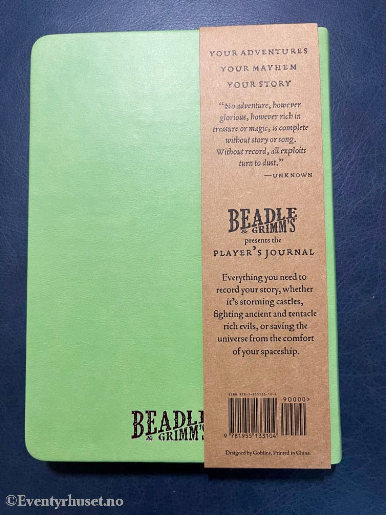 Notebook A5 Player’s Journal Sage Green Shield Games