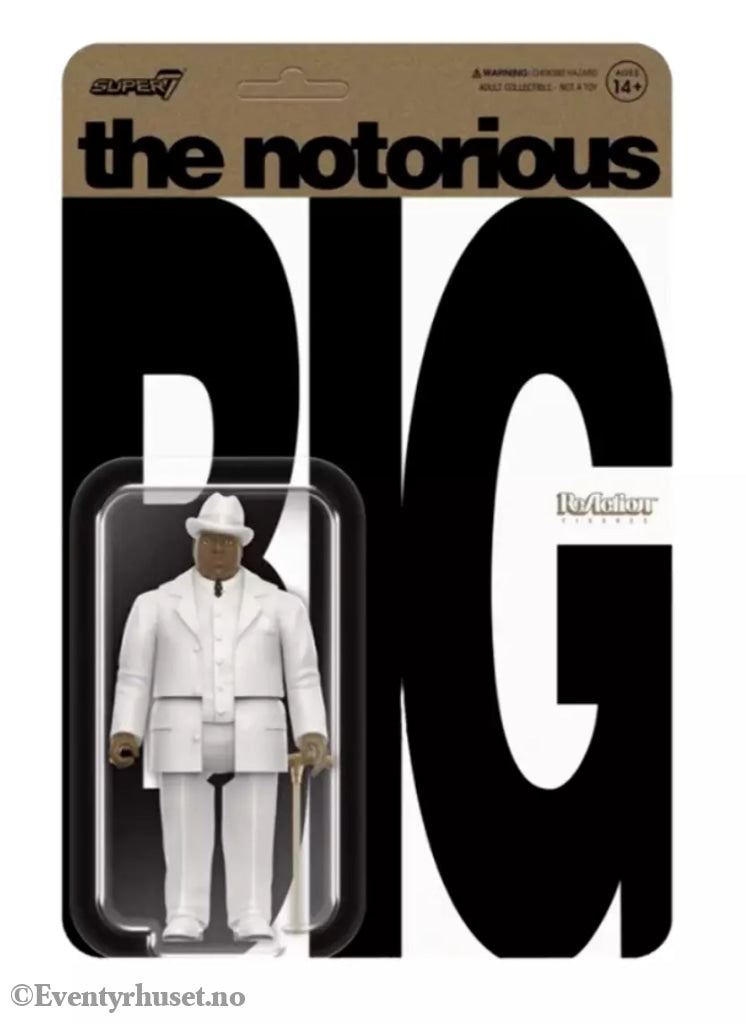 Notorious B.I.G. ReAction Action Figure Biggie in Suit 10 cm. Mint In Sealed Box (MISB)! Actionfigur