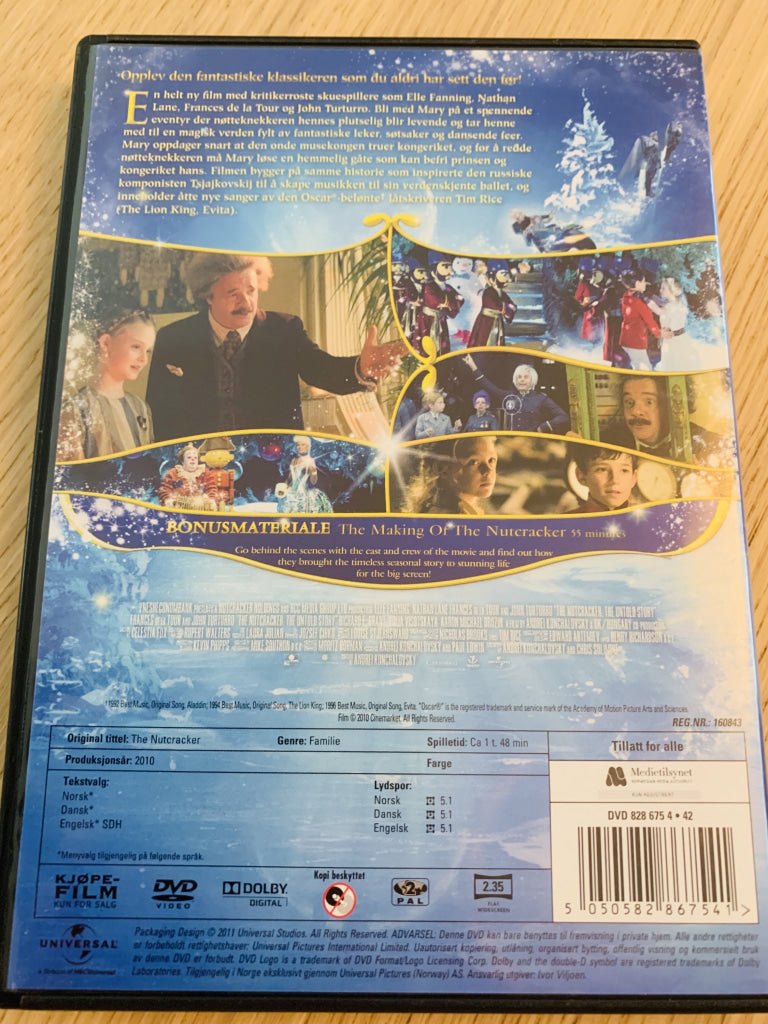 Nøtteknekkeren. 2010. Dvd. Dvd