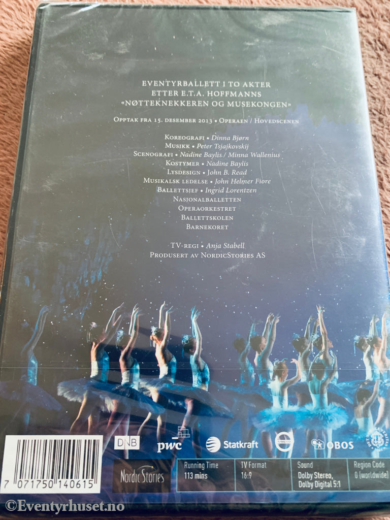 Nøtteknekkeren – Nasjonalballettens magiske eventyr (2015). DVD. Ny i plast!