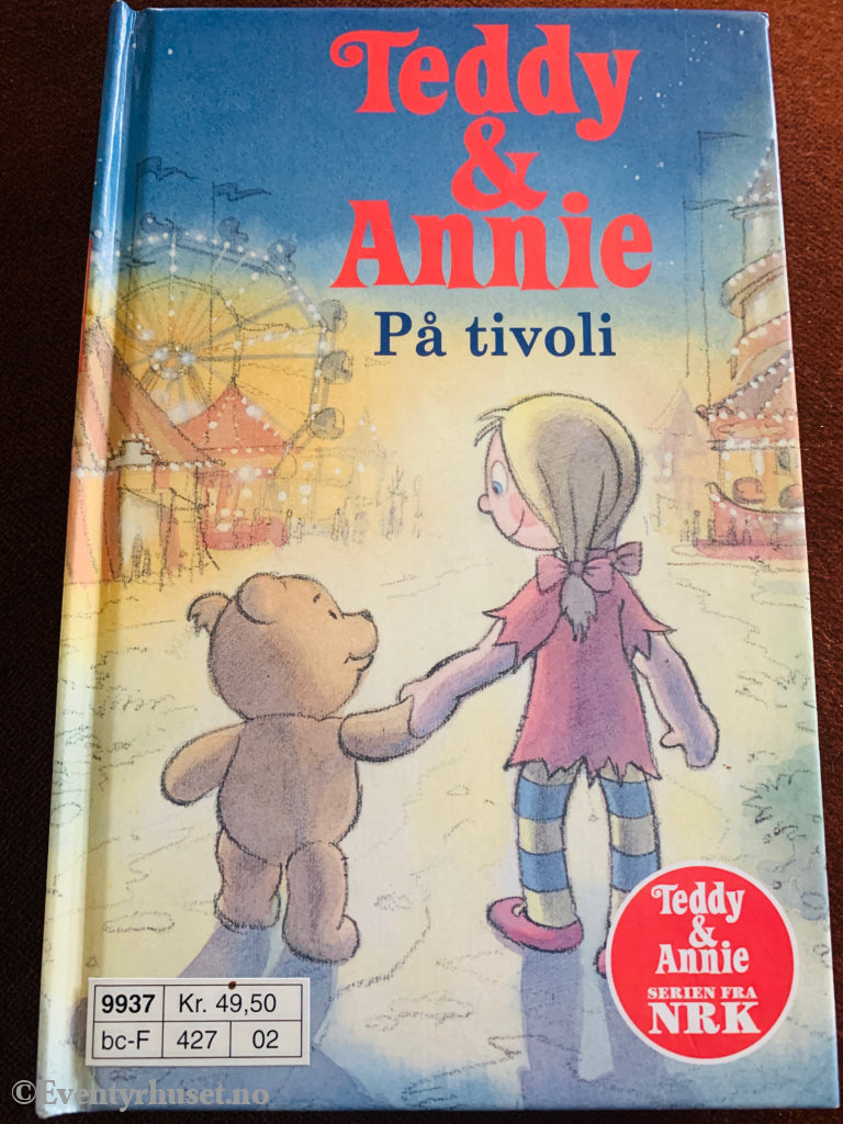 NRK-serien. Teddy & Annie: På tivoli. 1990-tallet. Barnebok.