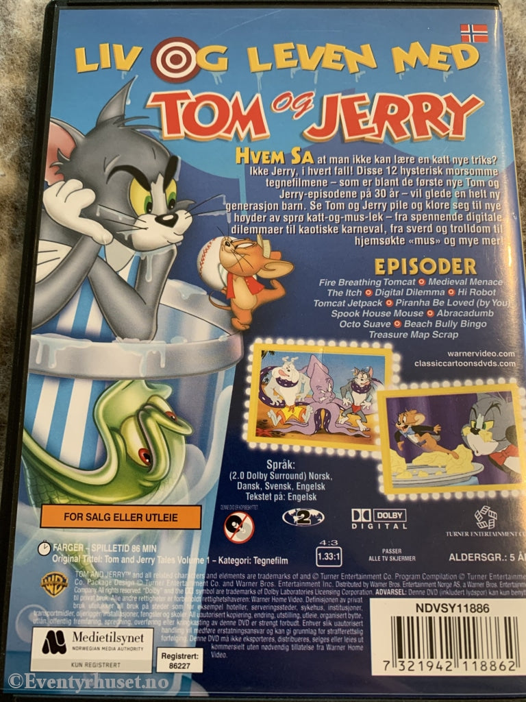 Nye Historier Fra Tom & Jerry. Vol. 1. Dvd. Dvd