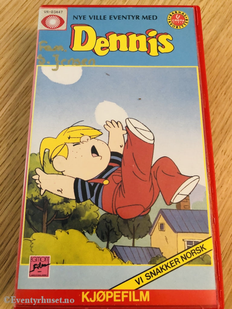 Nye Ville Eventyr Med Dennis. 1990. Vhs. Vhs