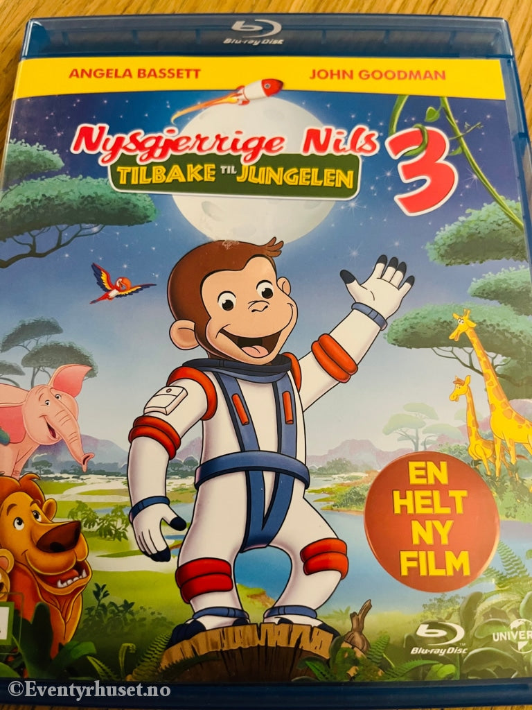 Nysgjerrige Nils 3. Tilbake Til Jungelen. Blu-Ray. Blu-Ray Disc