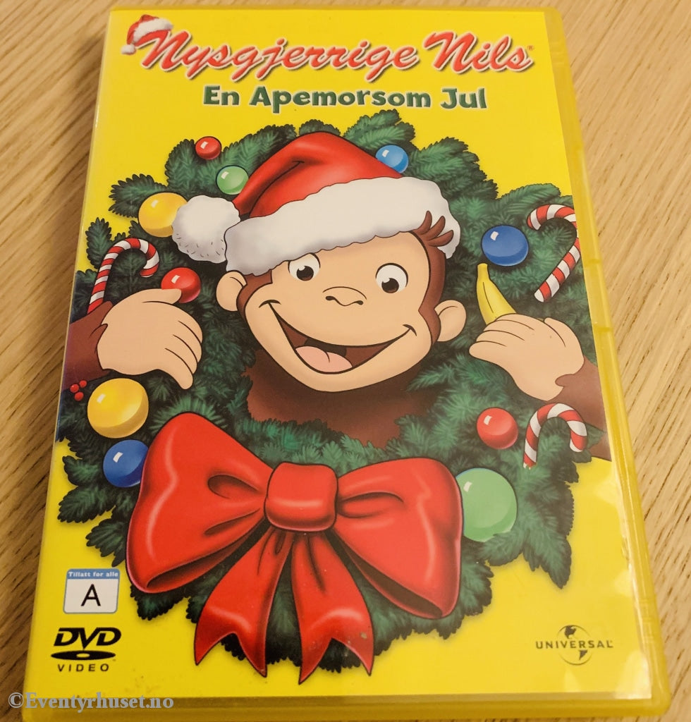 Nysgjerrige Nils. En Apemorsom Jul. Dvd. Dvd