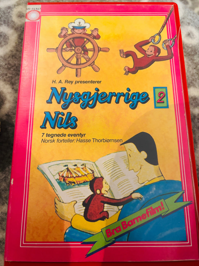 Nysgjerrige Nils. Vol. 2. VHS Big Box. VHS Big Box