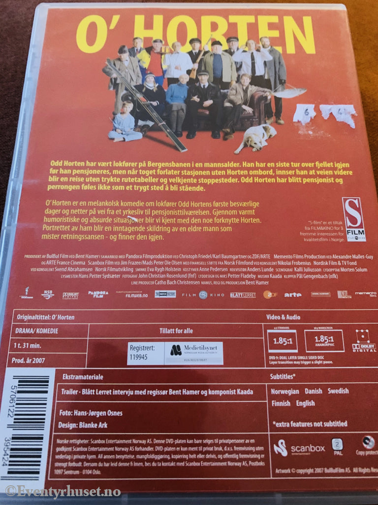 O´horten. Dvd. Dvd