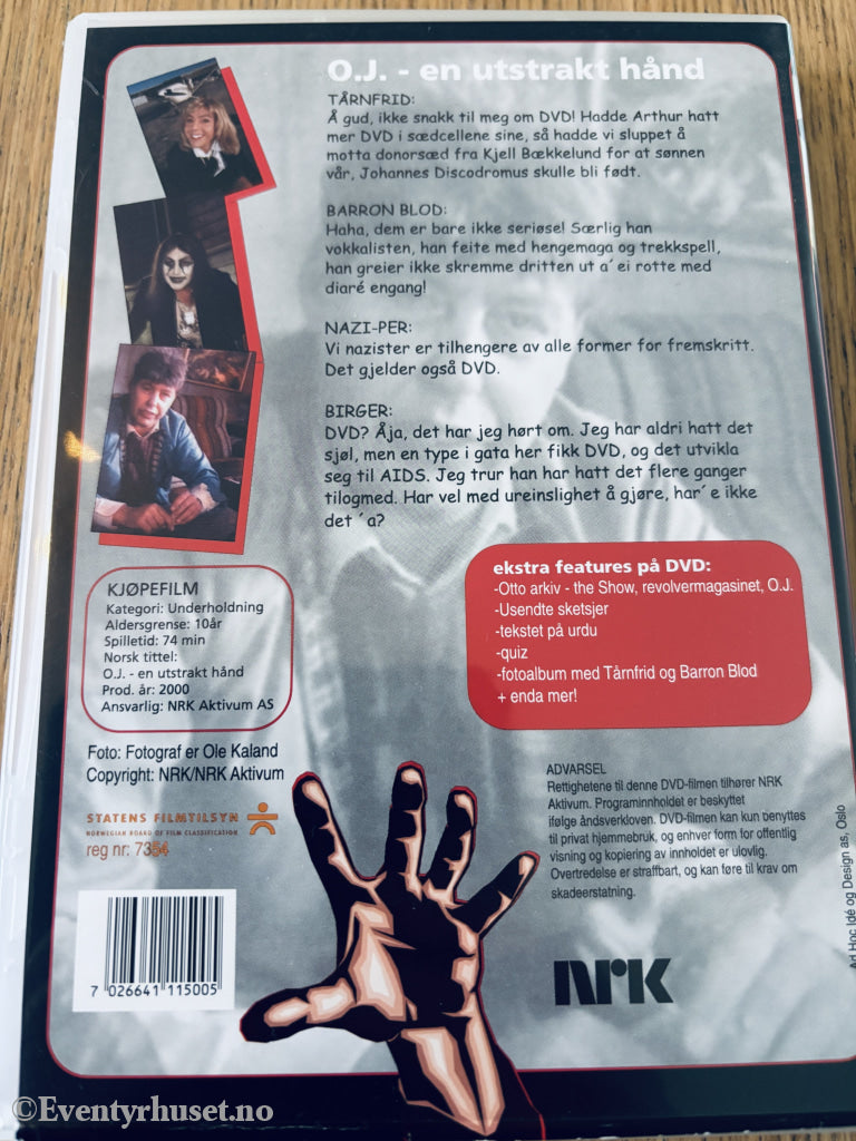 O.J. – en utstrakt hånd (1995). DVD.