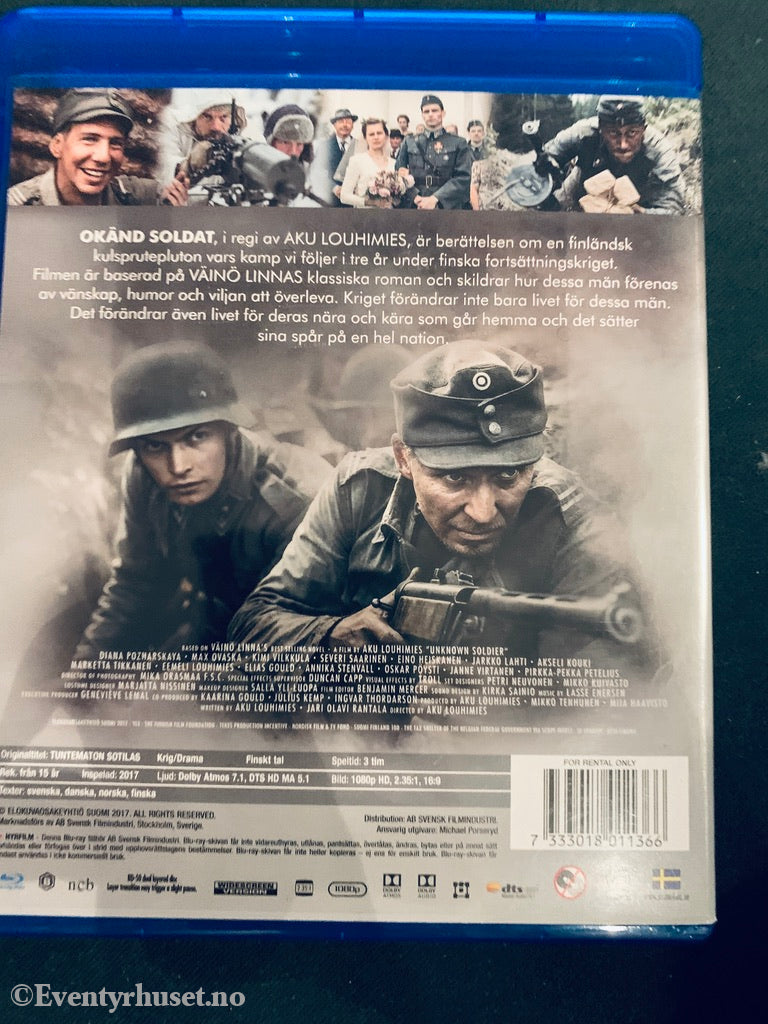 Ökand Soldat. 2017. Blu-Ray. Blu-Ray Disc