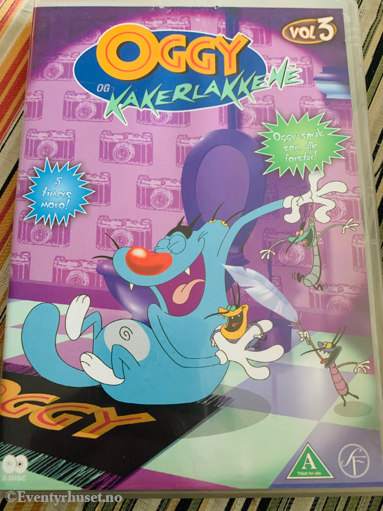 Oggy Og Kakerlakkene. Vol. 3. 1999. Dvd. Dvd