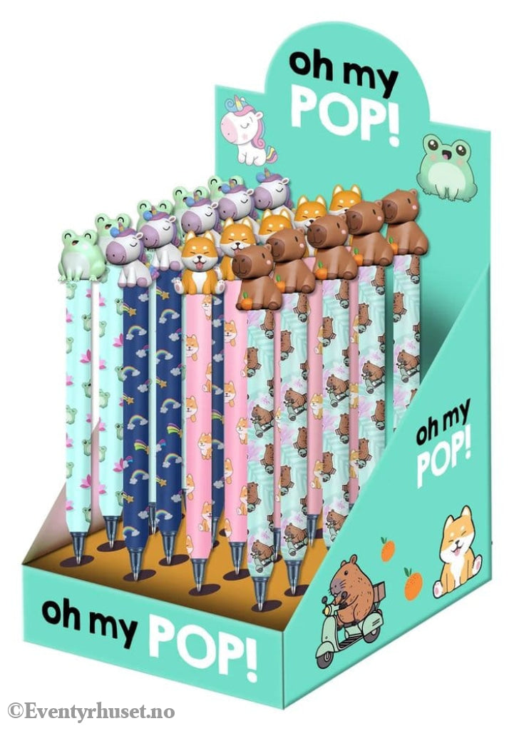 Oh My Pop! Erasable gel pen Mix - Display (24) Home & Gifts