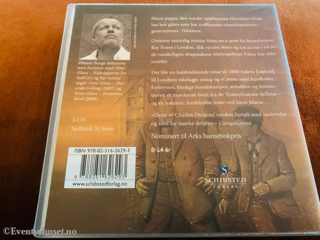 Øistein Borge. Nino Glass: Den onde tvilling. 2006. Lydbok på CD.