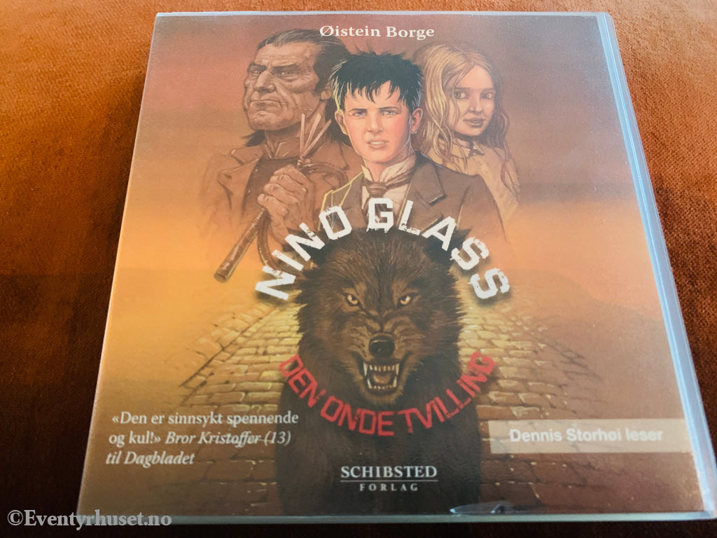 Øistein Borge. Nino Glass: Den onde tvilling. 2006. Lydbok på CD.