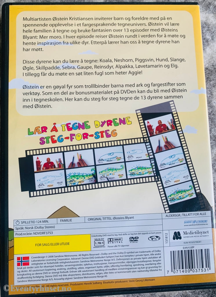 Øisteins Blyant. Mer Moro! Dvd. Dvd