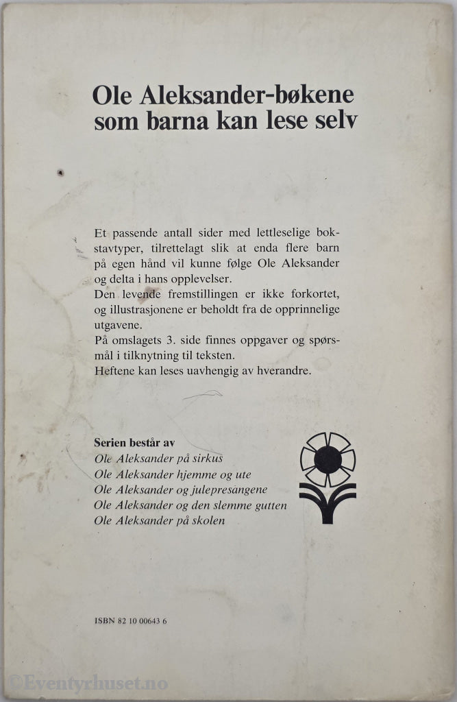 Ole Aleksander og den slemme gutten. Hefte.