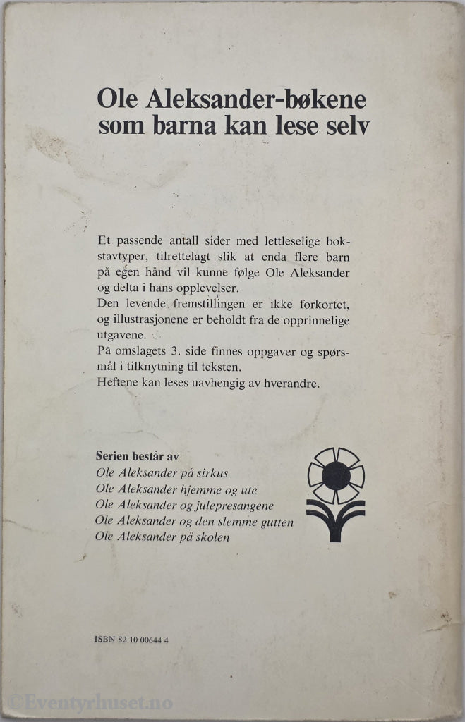 Ole Aleksander på skolen. . Hefte.