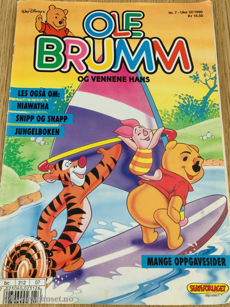 Ole Brumm Og Vennene Hans. 1990/07. Tegneserieblad