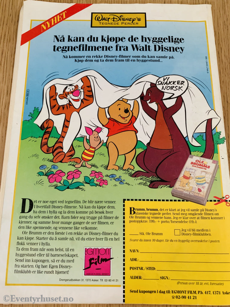 Ole Brumm Og Vennene Hans. 1990/07. Tegneserieblad