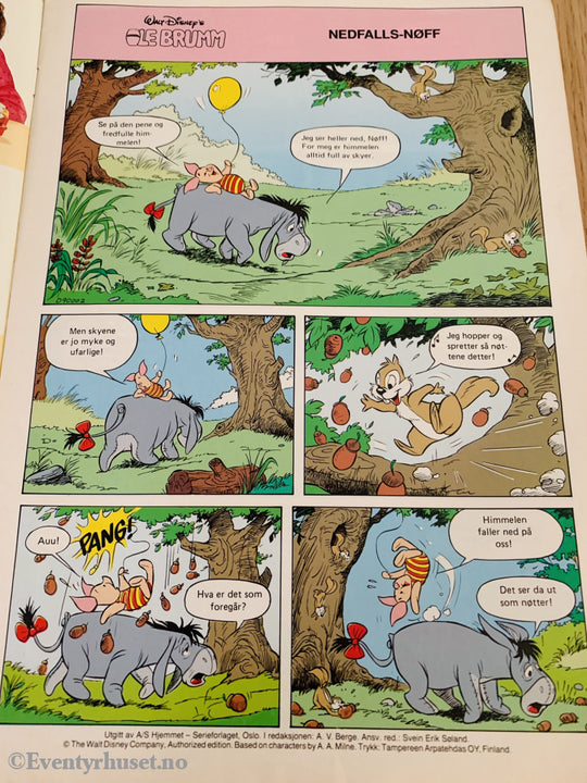Ole Brumm Og Vennene Hans. 1991/11. Tegneserieblad
