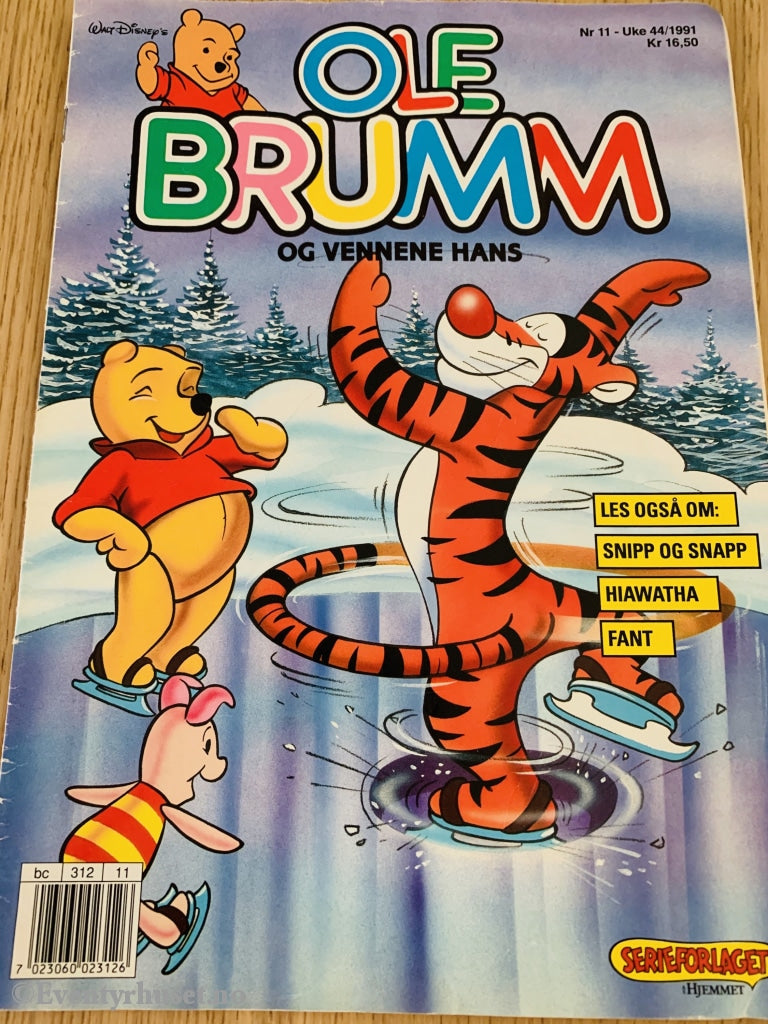 Ole Brumm Og Vennene Hans. 1991/11. Tegneserieblad