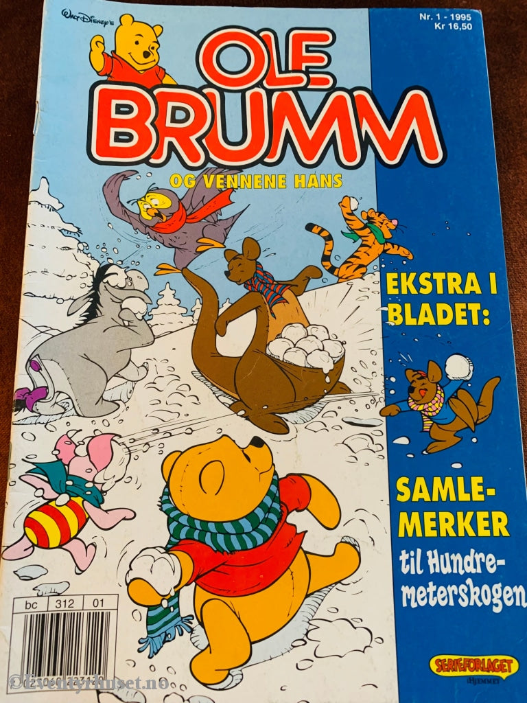 Ole Brumm Og Vennene Hans. 1995/01. Tegneserieblad