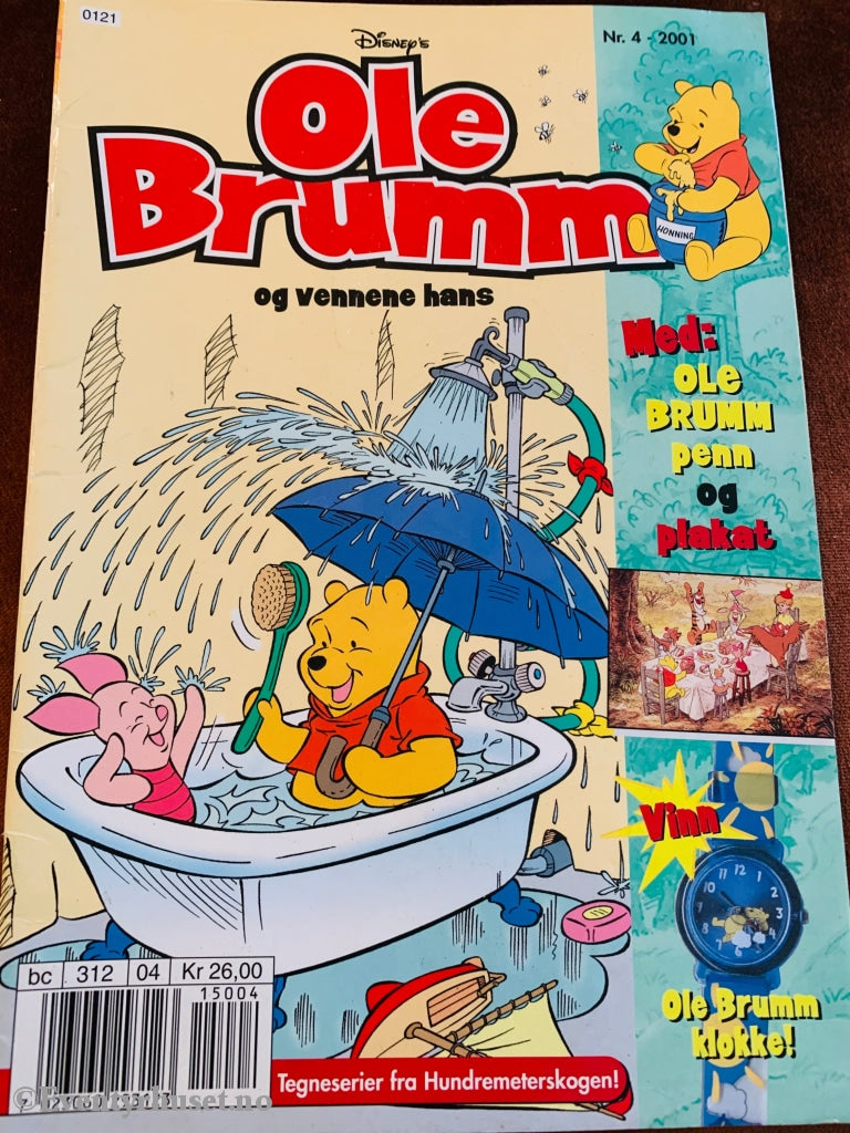 Ole Brumm Og Vennene Hans. 2001/04. Tegneserieblad
