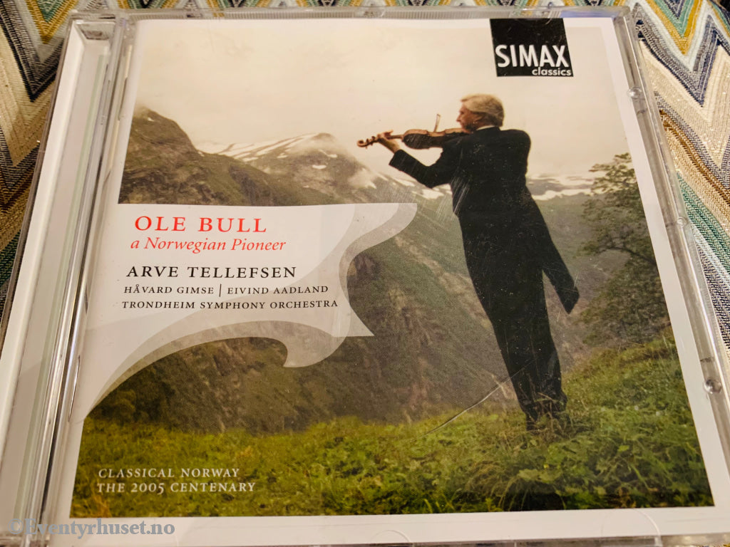 Ole Bull - A Norwegian Pioneer. Arve Tellefsen. Cd. Cd