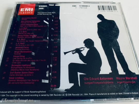 Ole Edvard Antonsen & Wayne Marshall 1999. Pulling Out the Stops!. CD singel