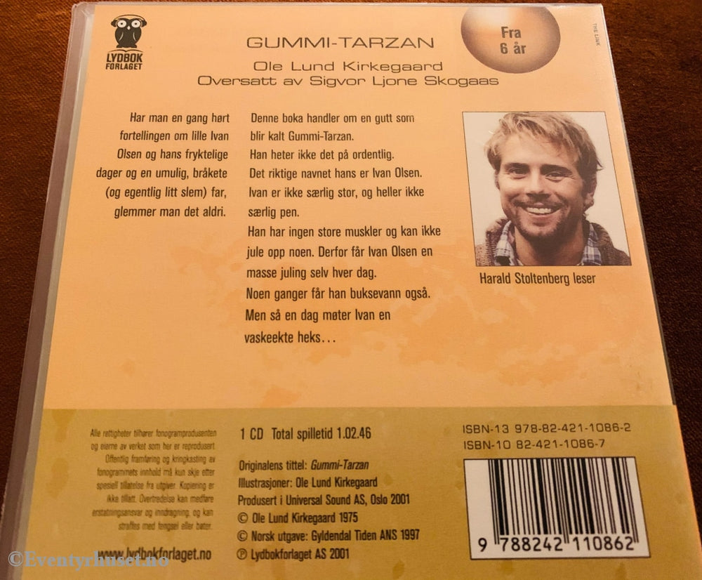 Ole Lund Kirkegaard. 1975/01. Gummi-Tarzan. Lydbok På Cd.
