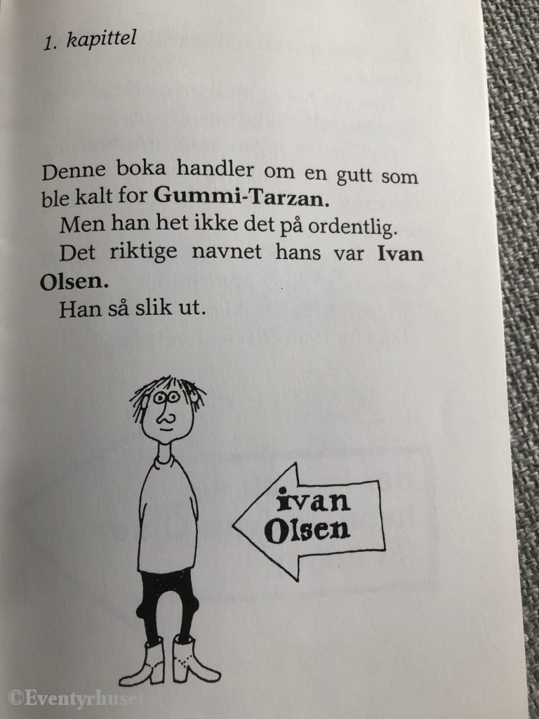 Ole Lund Kirkegaard. 1983 (1975). Gummi-Tarzan. Fortelling