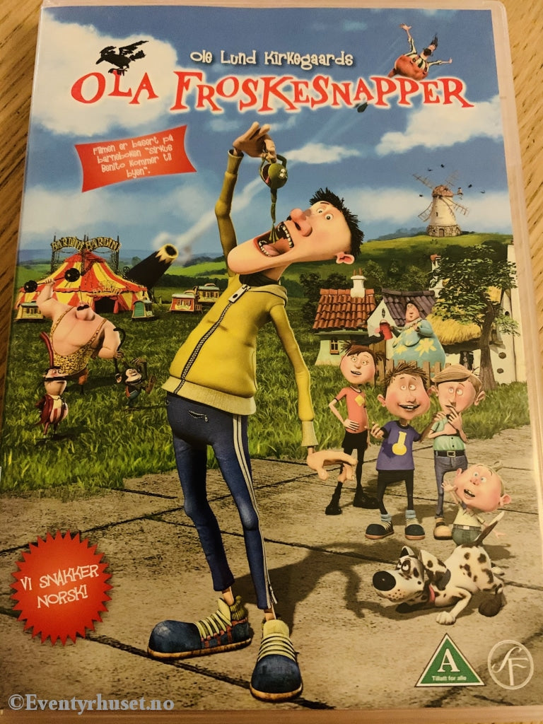 Ole Lund Kirkegaards Ola Froskesnapper. Dvd. Dvd