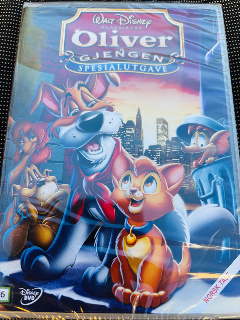Oliver & Gjengen – Spesialutgave. DVD. Ny i plast!