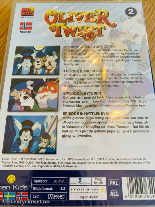 Oliver Twist 2. 1996/2004. Dvd Ny I Plast!