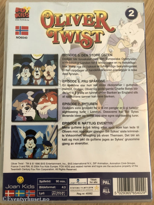 Oliver Twist 2. 1996/2004. Dvd. Dvd