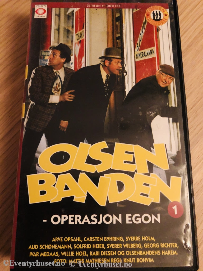 Olsenbanden 1. Operasjon Egon. 1969. Vhs. Vhs