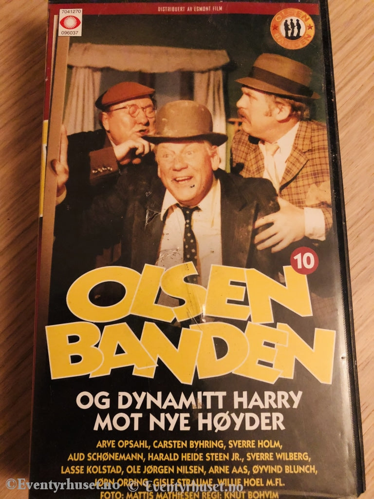 Olsenbanden 10. Og Dynamitt Harry Mot Nye Høyder. 1979. Vhs. Vhs