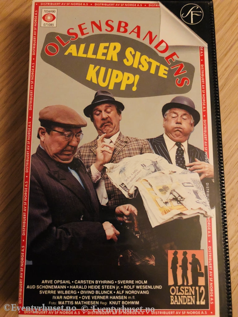 Olsenbanden 12. Aller Siste Kupp! 1982. Vhs. Vhs