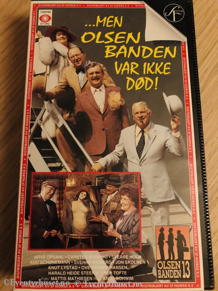 Olsenbanden 13. ... Men Var Ikke Død! 1984. Vhs. Vhs