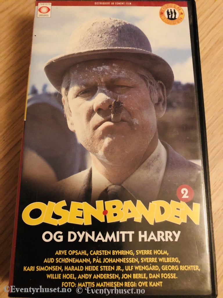 Olsenbanden 2. Og Dynamitt Harry. 1970. Vhs. Vhs