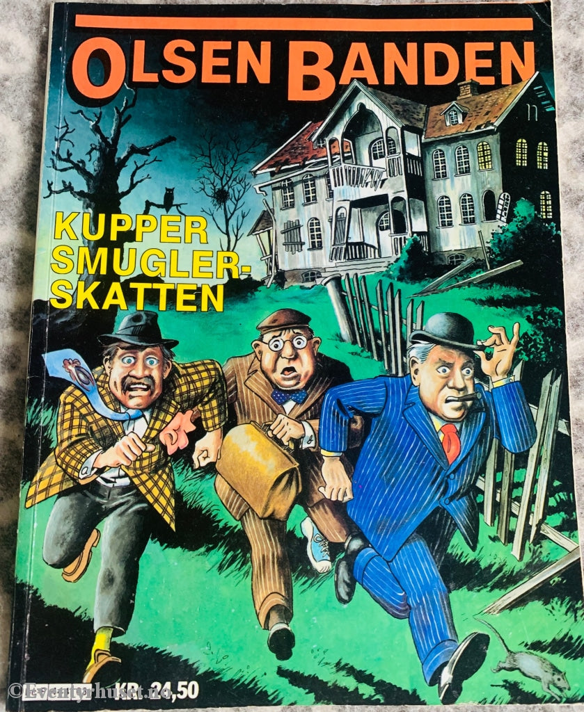 Olsenbanden. Album Nr. 3. 1985. Kupper Smuglerskatten. Tegneseriealbum