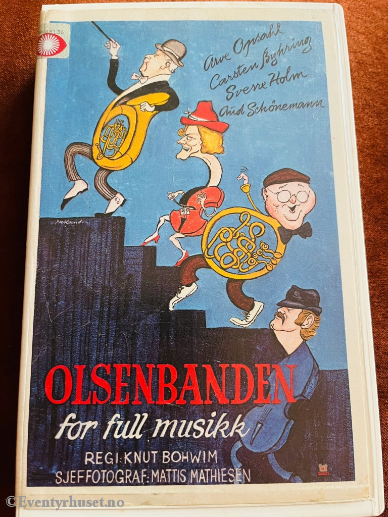 Olsenbanden For Full Musikk (Olsenbanden Nr. 7). Vhs Big Box.