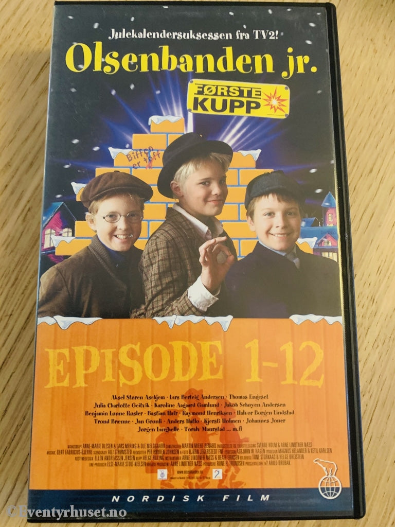 Olsenbanden Jr. Første Kupp. Episode 1-12. 2001. Vhs. Vhs