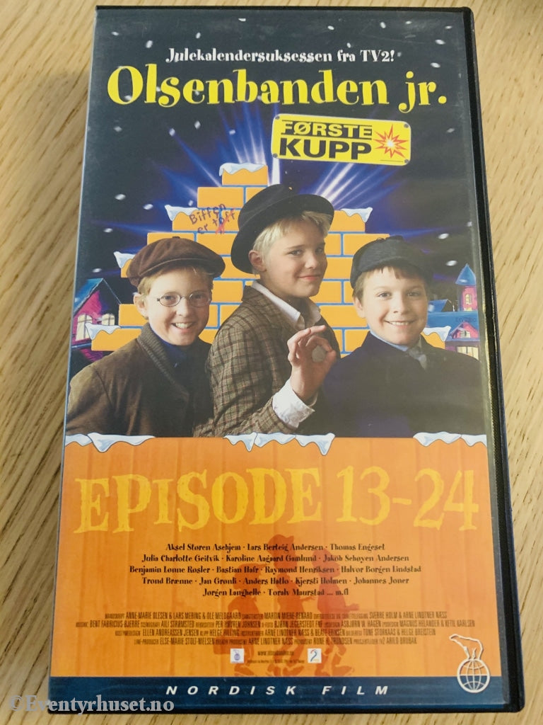 Olsenbanden Jr. Første Kupp. Episode 13-24. 2001. Vhs. Vhs