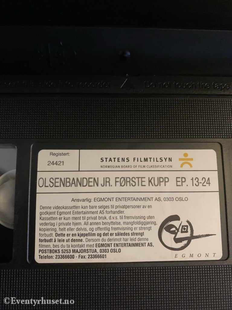 Olsenbanden Jr. Første Kupp. Episode 13-24. 2001. Vhs. Vhs