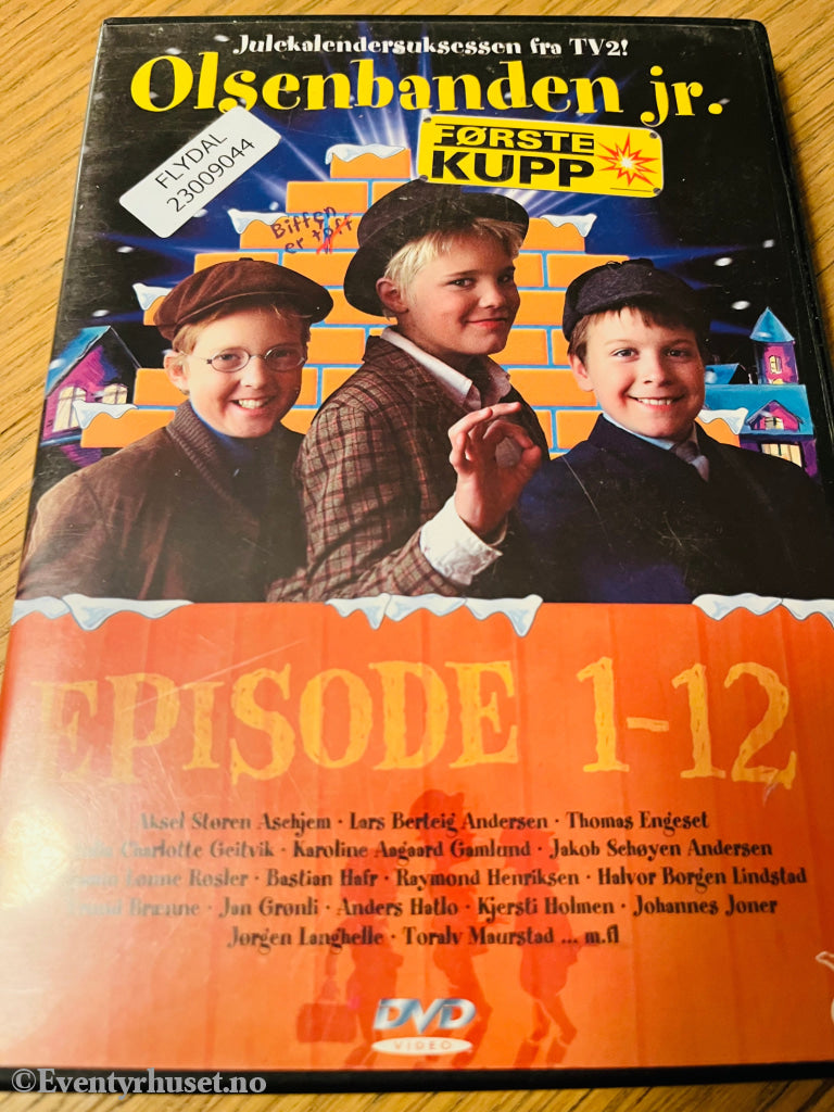 Olsenbanden Jr. Første Kupp. Julekalender. Episode 1-12. 2001. Dvd. Dvd