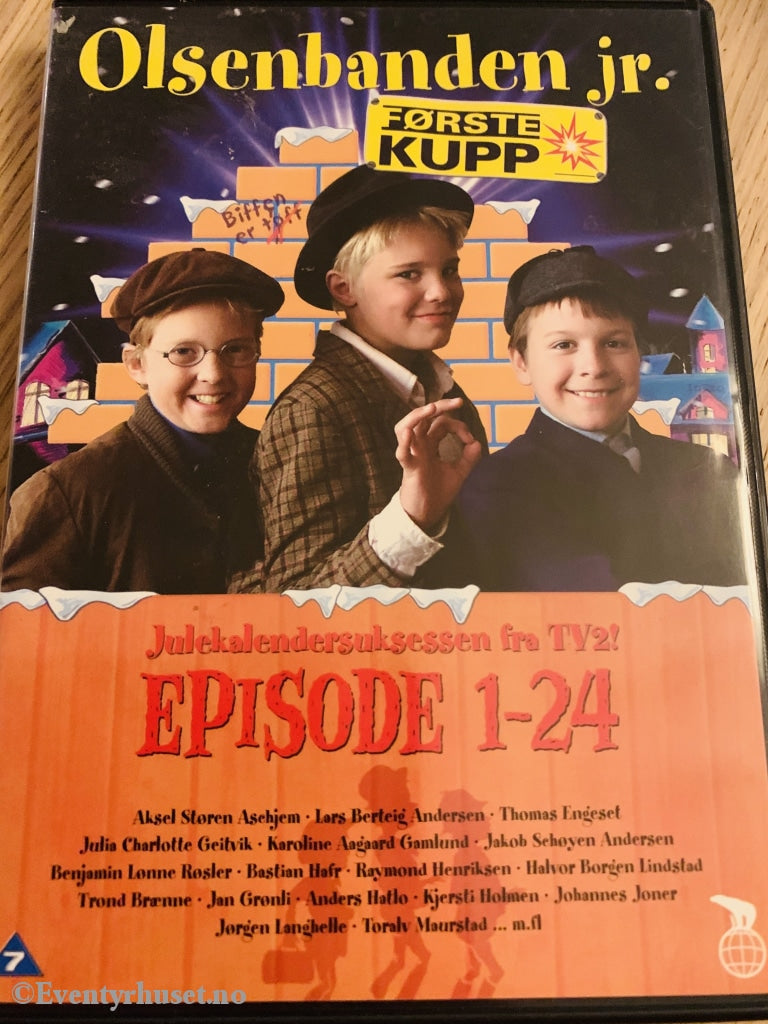 Olsenbanden Jr. Første Kupp. Episode 1-24. 2001. Dvd. Dvd