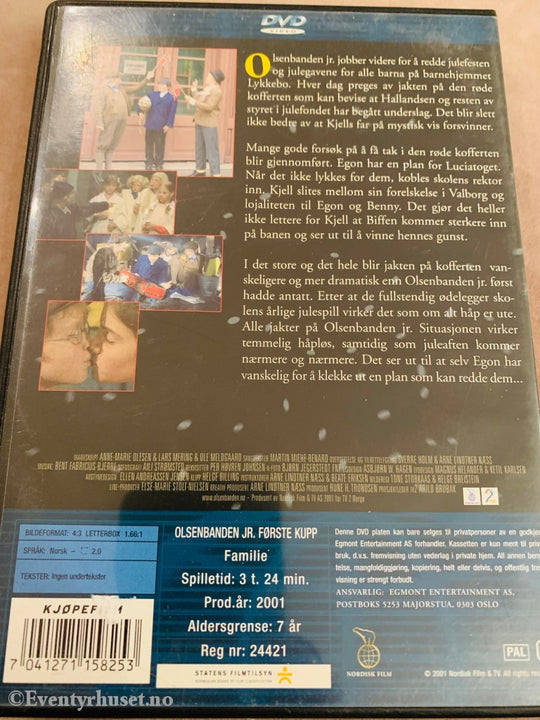 Olsenbanden Jr. Første Kupp. Julekalender. Episode 13-24. 2001. Dvd. Dvd