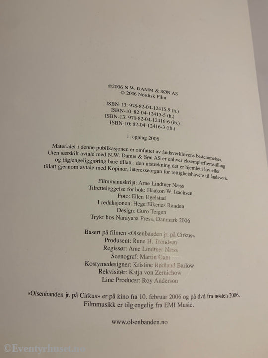 Olsenbanden Jr. på cirkus. 2006. Hefte. Eventyrhuset