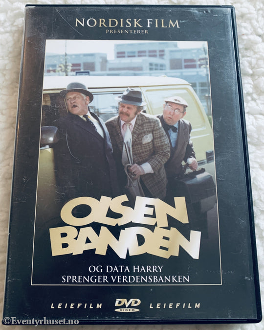 Olsenbanden og Data-Harry sprenger Verdensbanken (1978). DVD leiefilm.